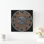 Viking Clock Quadratische Wanduhr (Zuhause)