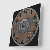 Viking Clock Quadratische Wanduhr (Winkel)