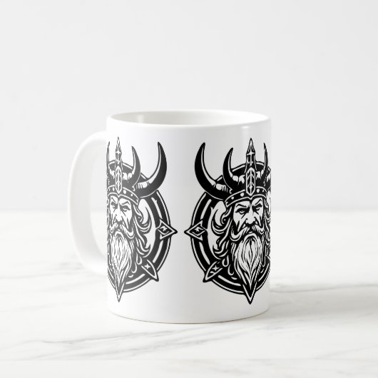 Viking Coffee Tasse (Vorderseite Links)