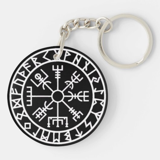 Viking Compass Schlüsselanhänger (Rückseite)
