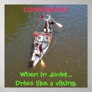 Viking Confidence Poster