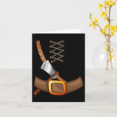 Viking Costume Halloween Trick oder Behandlung Ins Karte (Gelbe Blume)