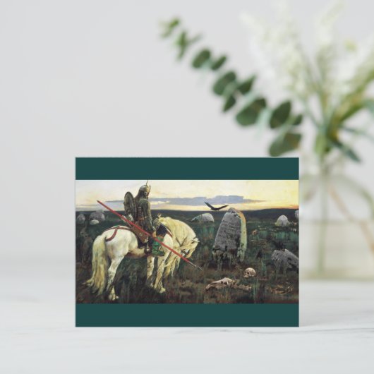 Viking Crosswords Postkarte (Stehend Vorderseite)