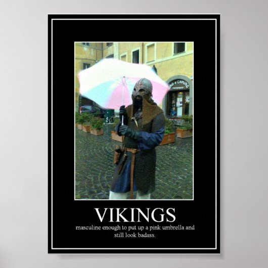 Viking De Motivierend Poster (Vorne)