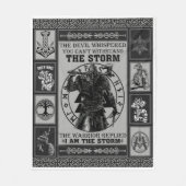 Viking der Krieger antwortete, ich sei der Sturm Fleecedecke (Vorderseite)