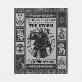 Viking der Krieger antwortete, ich sei der Sturm Fleecedecke