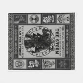 Viking der Krieger antwortete, ich sei der Sturm Fleecedecke (Vorderseite (Horizontal))