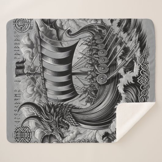 Viking Design Sherpadecke (Vorderseite (Horizontal))