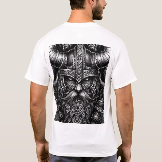 Viking Design T-Shirt (Rückseite)
