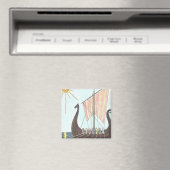 VIKING DRACHENBOOT Magnet (In Situ (Geschirrspüler))