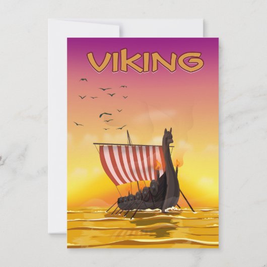 Viking Einladung (Rückseite)