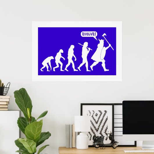 Viking-Evolution Poster (Heimbüro)
