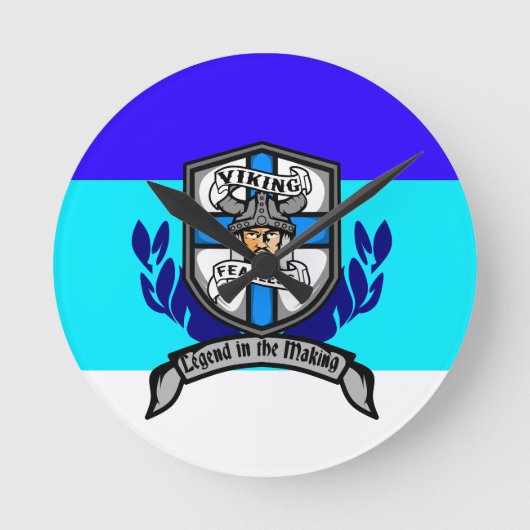 Viking Fearless - Wanduhr (Vorderseite)