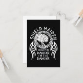 viking fenrir shieldmaiden karte (Vorderseite/Rückseite Beispiel)