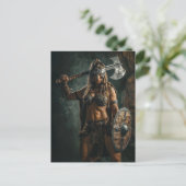 Viking Frauen Stärke und Eleganz Postkarte (Stehend Vorderseite)