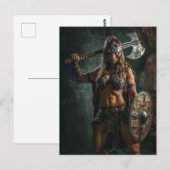 Viking Frauen Stärke und Eleganz Postkarte (Vorne/Hinten)