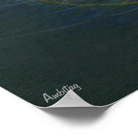 "Viking Funeral" Poster (Ecke)