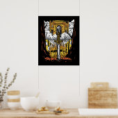 Viking Funeral Poster (Küche)