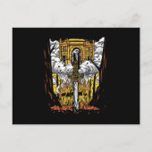 Viking Funeral Postkarte (Vorderseite)