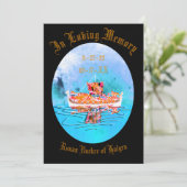 Viking Funerary Memorial #2   Einladung (Stehend Vorderseite)