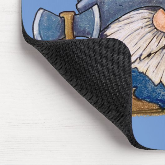 Viking Gnome Mousepad (Ecke)