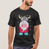 Viking Gnome SKOL Christmas Norse Pajama Viking Me T-Shirt (Vorderseite)