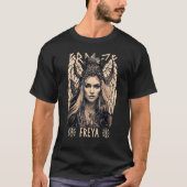 Viking Goddess Freya Shieldmaiden Celtic Mythology T-Shirt (Vorderseite)