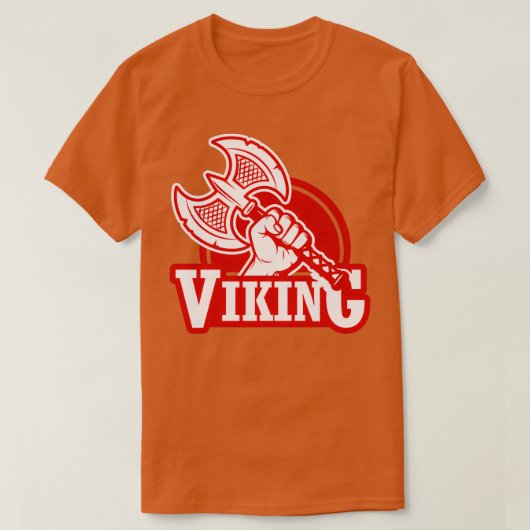 Viking Hand mit einem Ax 2 T-Shirt (Design vorne)
