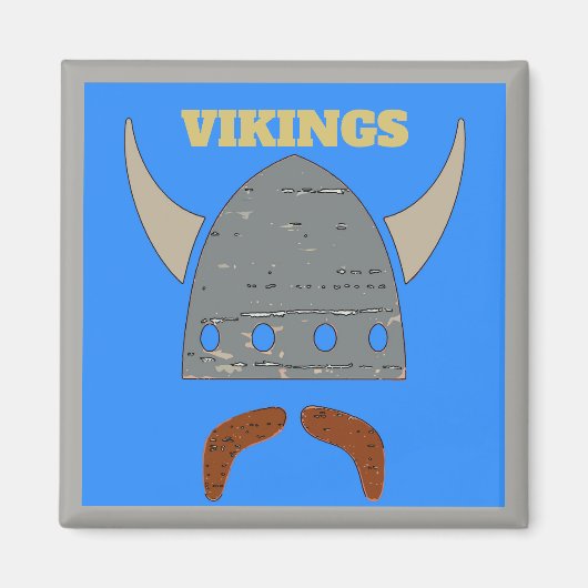 Viking Head Magnet (Vorne)