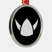Viking-Held-Ideologie Silbernes Ornament (Rechts)