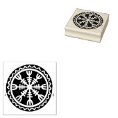 Viking Helm of Awe Design Briefmarke Gummistempel (Stempel)