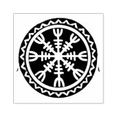 Viking Helm of Awe Design Briefmarke Gummistempel (Prägung)