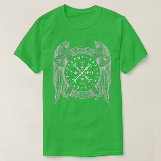 Viking Helm Valhalla Valkyrie Viking T-Shirt (Design vorne)