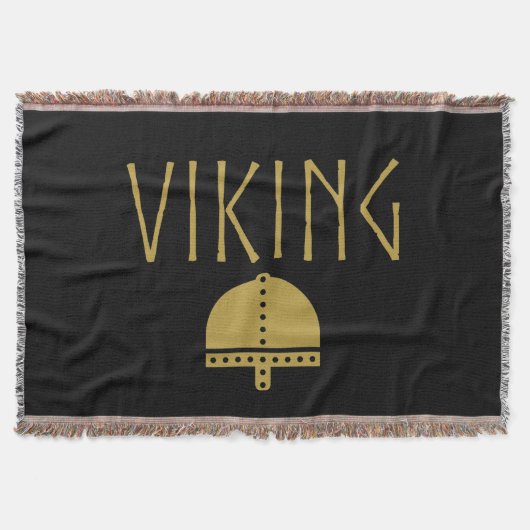Viking Helmet Blanket Decke (Vorderseite)
