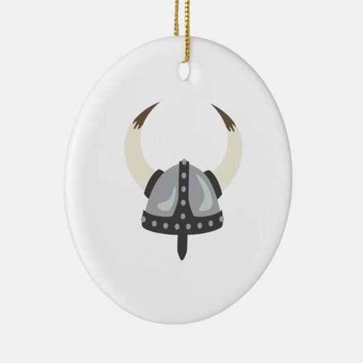 Viking Helmet Keramik Ornament (Rechts)