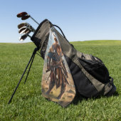 Viking Highland Cow, Golfhandtuch (Gras)