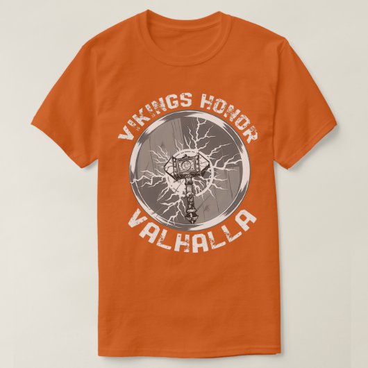 Viking Honor Valhalla Viking Hammer T-Shirt (Design vorne)