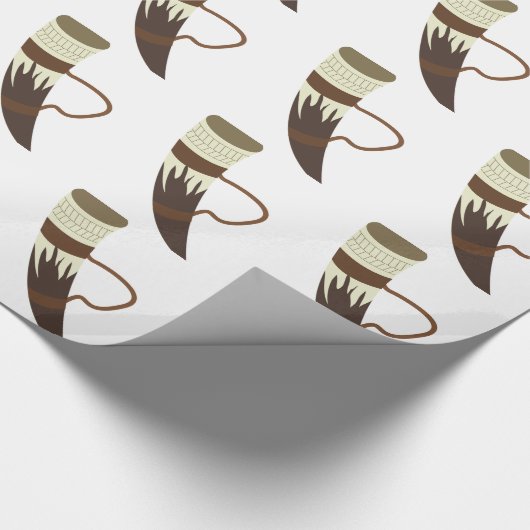 Viking-Horn Geschenkpapier (Ecke)