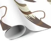 Viking-Horn Geschenkpapier (Rolleneckpunkt)