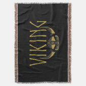 Viking Horned Helmet Blanket Decke (Vorderseite Vertikal)