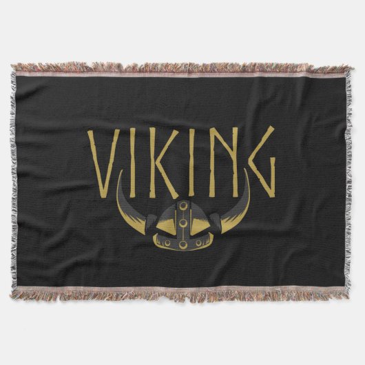 Viking Horned Helmet Blanket Decke (Vorderseite)
