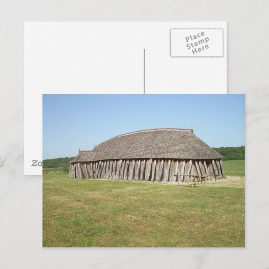 Viking House Postkarte (Vorne/Hinten)