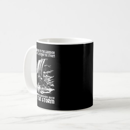 Viking ich bin der Sturm Kaffeetasse (Vorderseite Links)