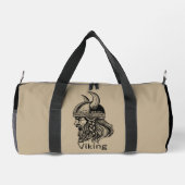 Viking in einem Helm Duffle Bag (Rückseite)