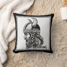 Viking in einem Helm