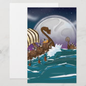 Viking Invasion Fleet Briefpapier (Vorne/Hinten)