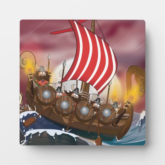 Viking Invasion Fleet Fotoplatte (Vorderseite)