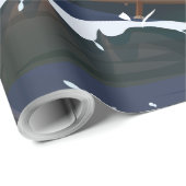 Viking Invasion Fleet Geschenkpapier (Rolleneckpunkt)