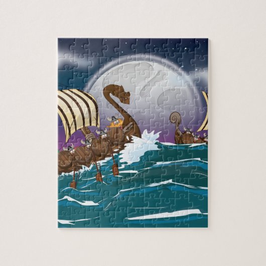 Viking Invasion Fleet Puzzle (Vertikal)