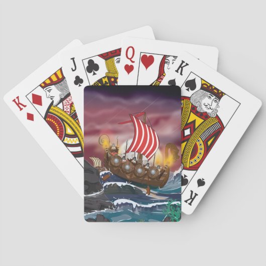Viking Invasion Fleet Spielkarten (Rückseite)